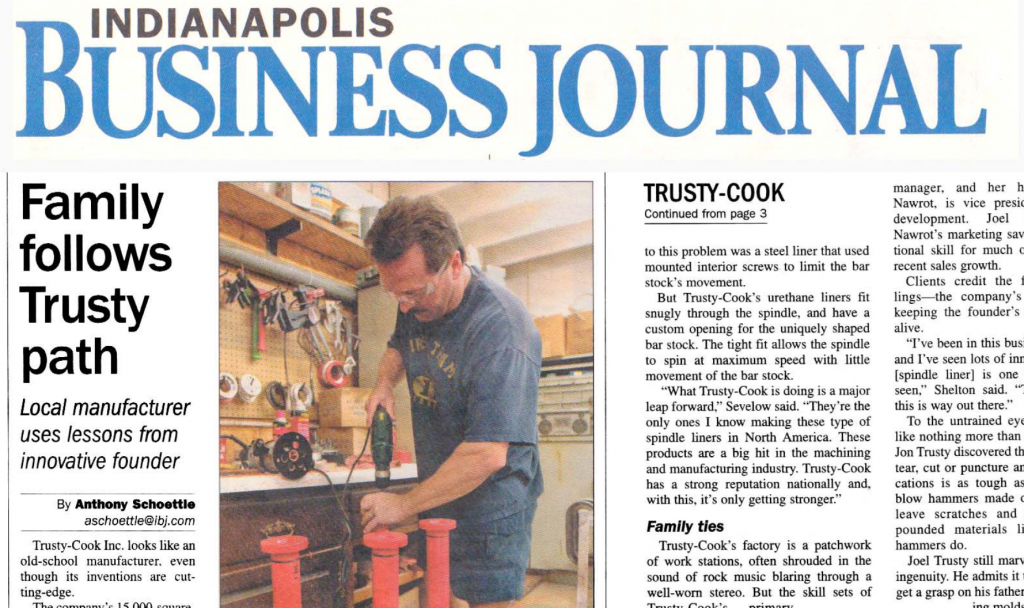 Indianapolis Business Journal highlights Trusty-Cook