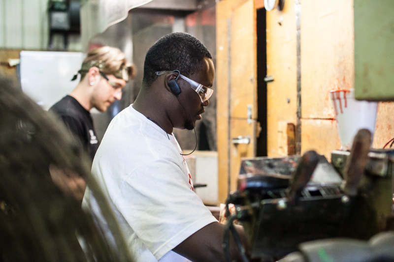 Trusty-Cook employees working to expedite an order