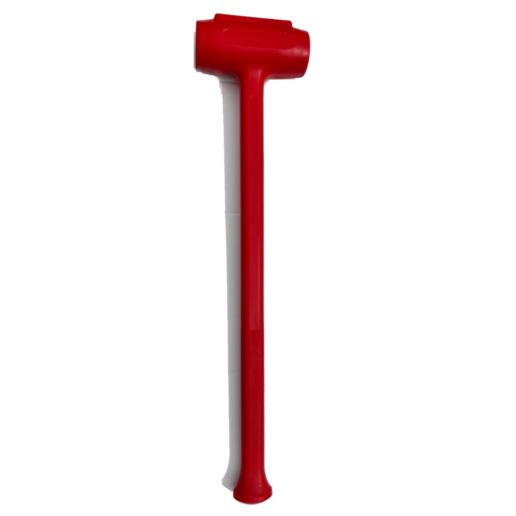 thumbnail image 2 of Polyurethane Dead Blow Hammer - 144 Oz (9 Lb) Red Mallet For Automotive & Woodworking 2 of 6